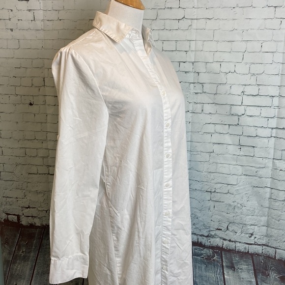 Summersalt Crisp Perfect Boyfriend Shirt Dress Sz S Organic Vacation Resortwear - Picture 6 of 16